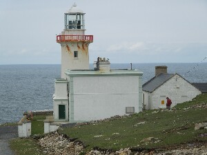 �rainn Mh�ir - Lighthouse, built 1804, height 71m above sea level, range 29 nautical miles